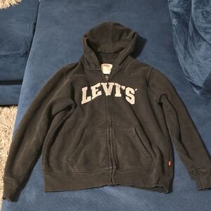 Levi's Black Hoodie Jacket for Kids